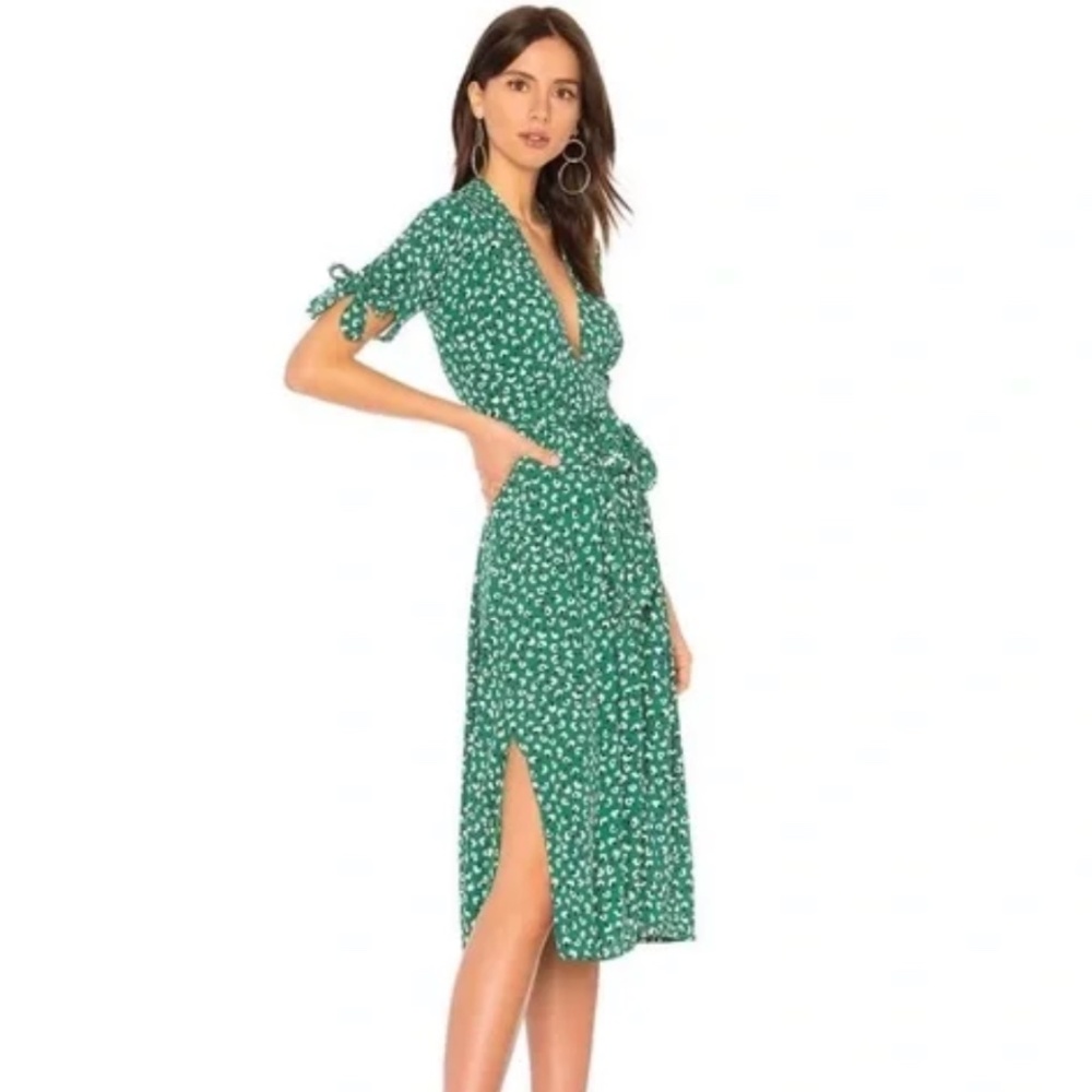 Faithful the Brand Vintage Bloom Print Nina Midi Dress Size Small